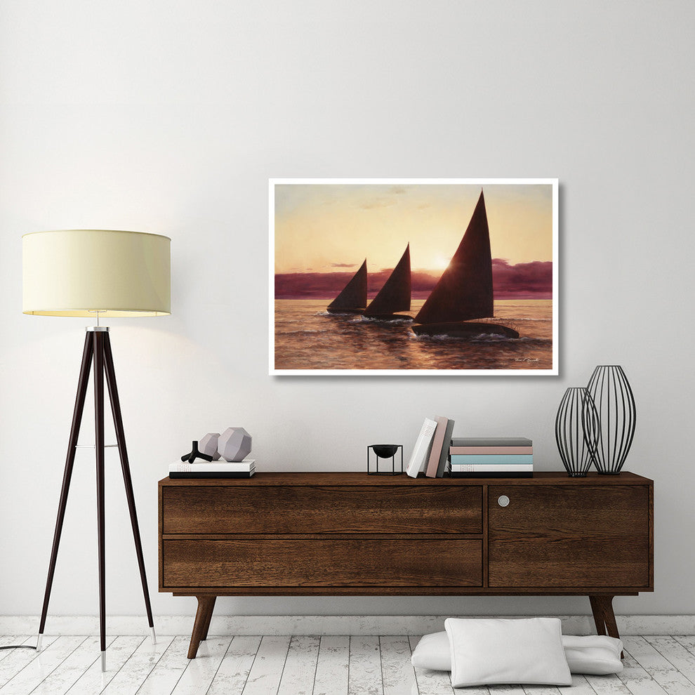 "Evening Sail" Digital Paper Print by Diane Romanello, 50"x34"