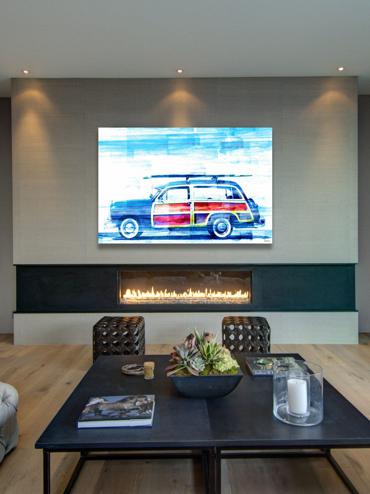 "Surf Day" Fine Art Canvas Print, 45"x30"