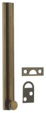Genuine Solid Brass 8" Surface Bolt, Antique Brass