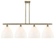 Innovations 516-4I-AB-GBD-121 4 Light Island Light, Antique Brass