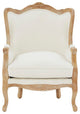Safavieh Fallon Wing Chair Ivory