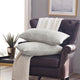 IKAT Velvet Pillow Shell Sets, Silver, 26" X 14"