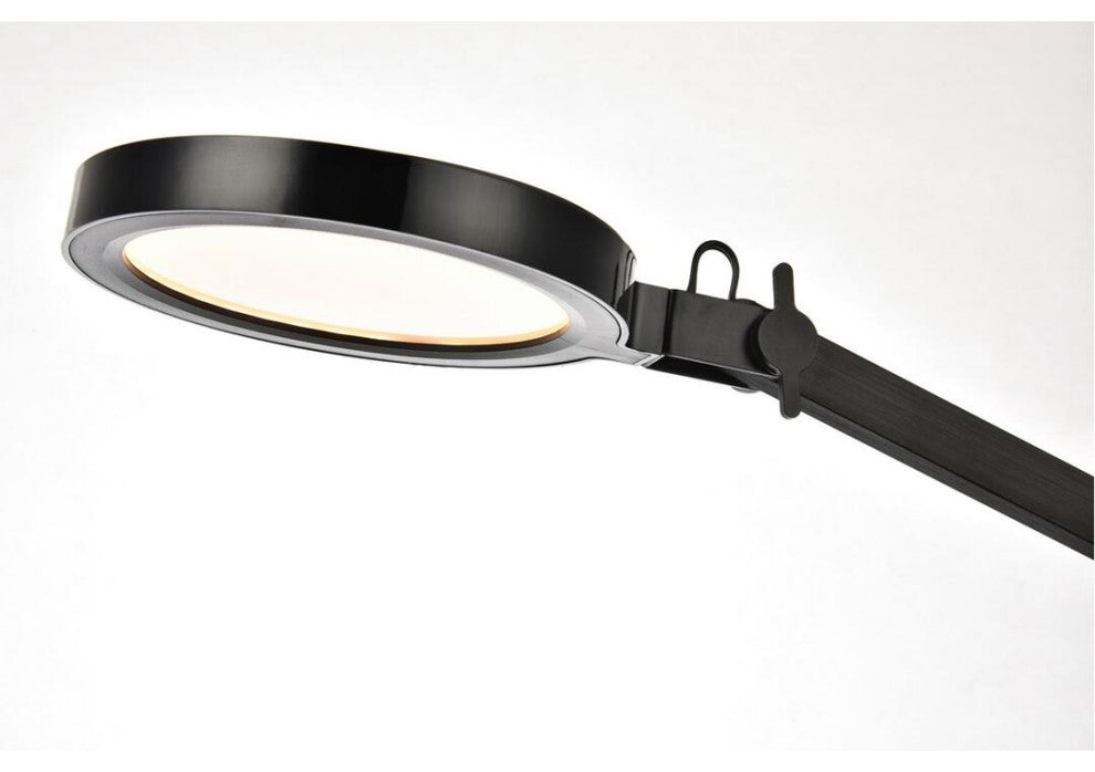Illumen Collection 1-Light Black Finish Led Desk Lamp