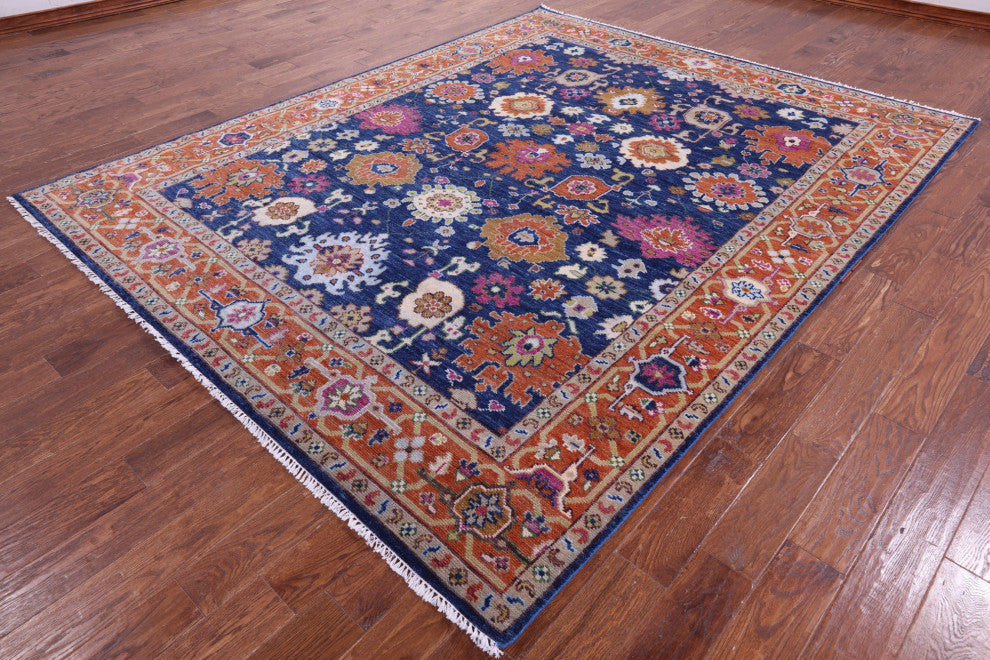 8' 1" X 10' 2" Turkish Oushak Handmade Rug - Q15952