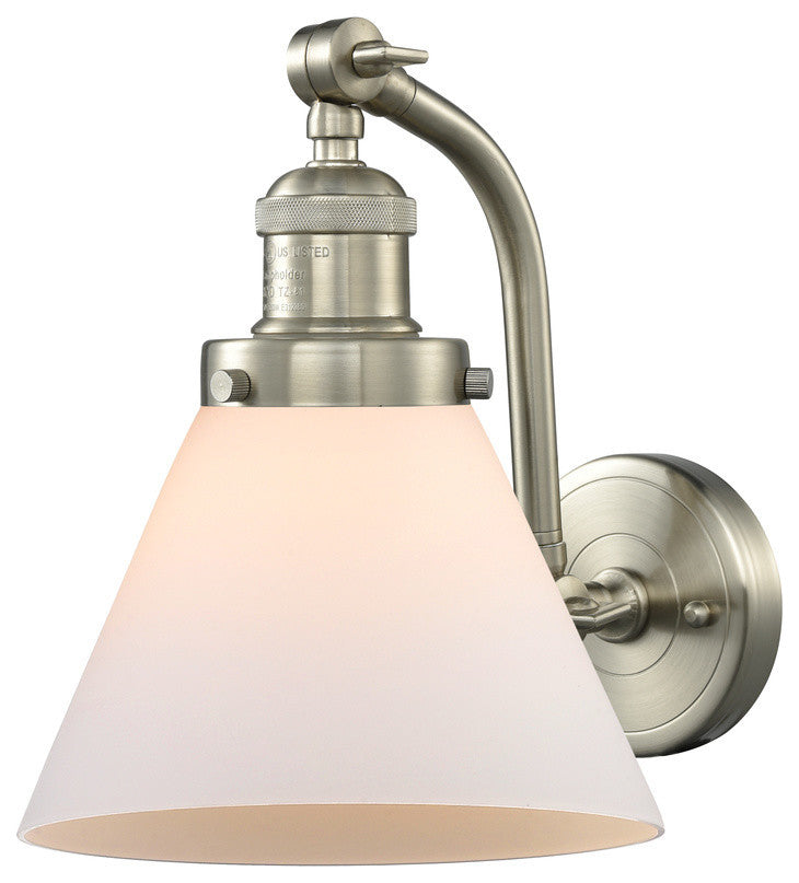 INNOVATIONS LIGHTING 515-1W-SN-G41-LED Large Cone 1 Light Sconce
