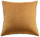 Accentuate 24" Performance Velvet Throw Pillow, Cognac Green