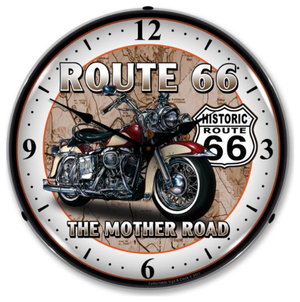 SM1103304 Route 66 Bike Clock