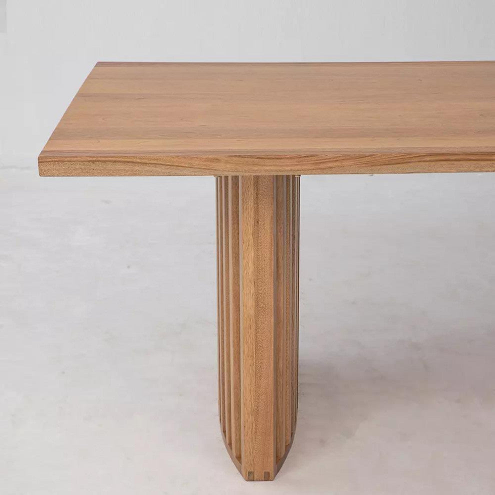 Zither 84" Dining Table, Ginger