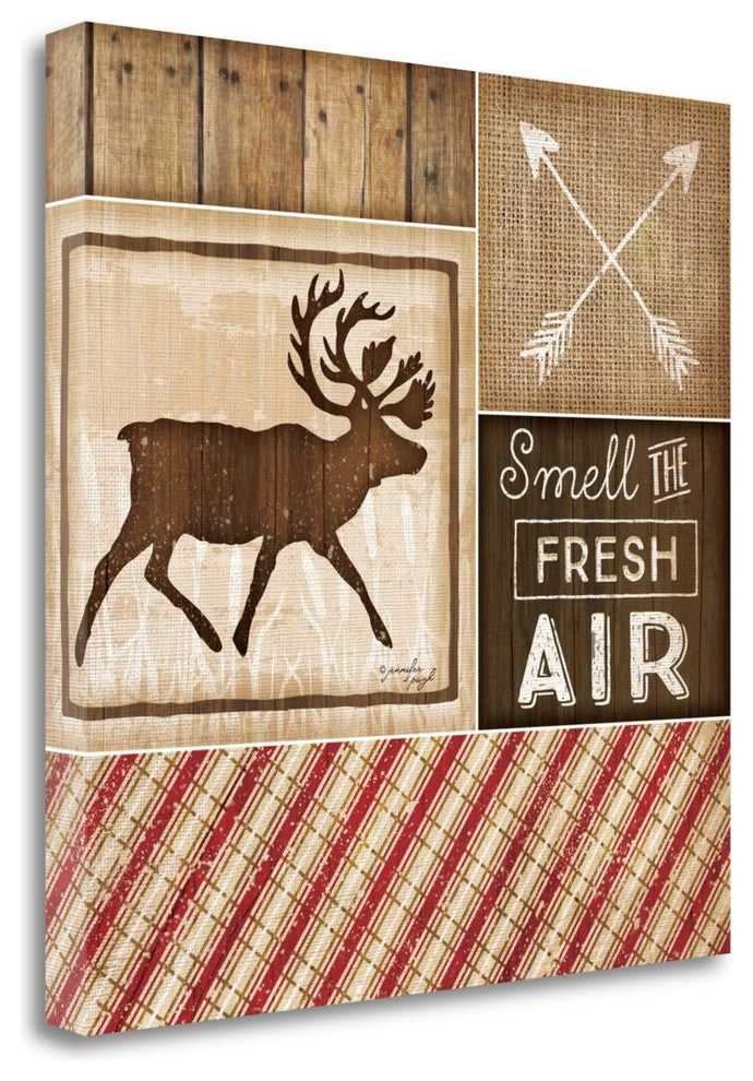 "Country Cabin I" By Jennifer Pugh, Giclee Print on Gallery Wrap Canvas