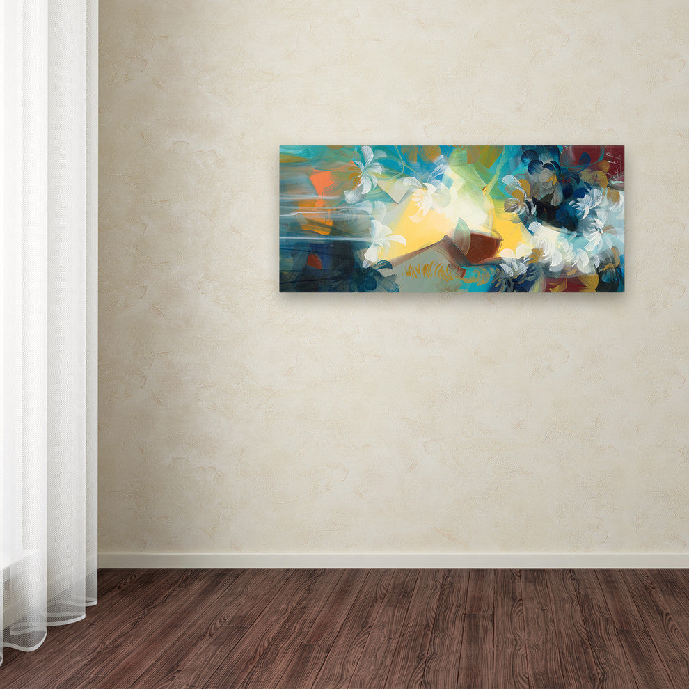 Andrea 'Sunset' Canvas Art, 19"x8"