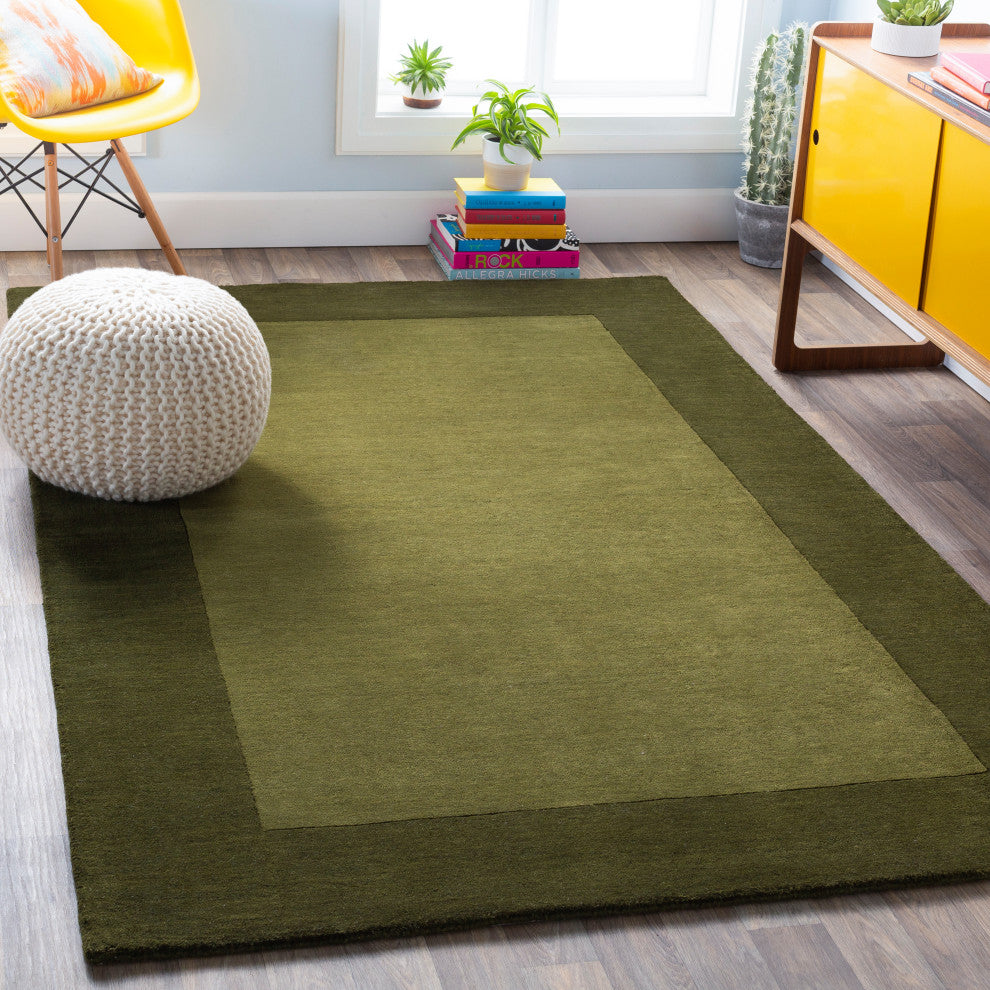 Surya Mystique M-315 Modern Area Rug, 6' x 9' Rectangle