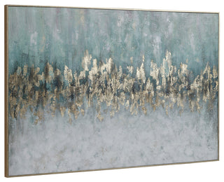 Uttermost Divide Hand Painted Art