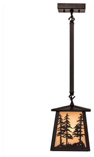 7 Square Tall Pines Pendant