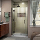 DreamLine Unidoor-X 41, 41.5" Shower Door, Oil Rubbed Bronze