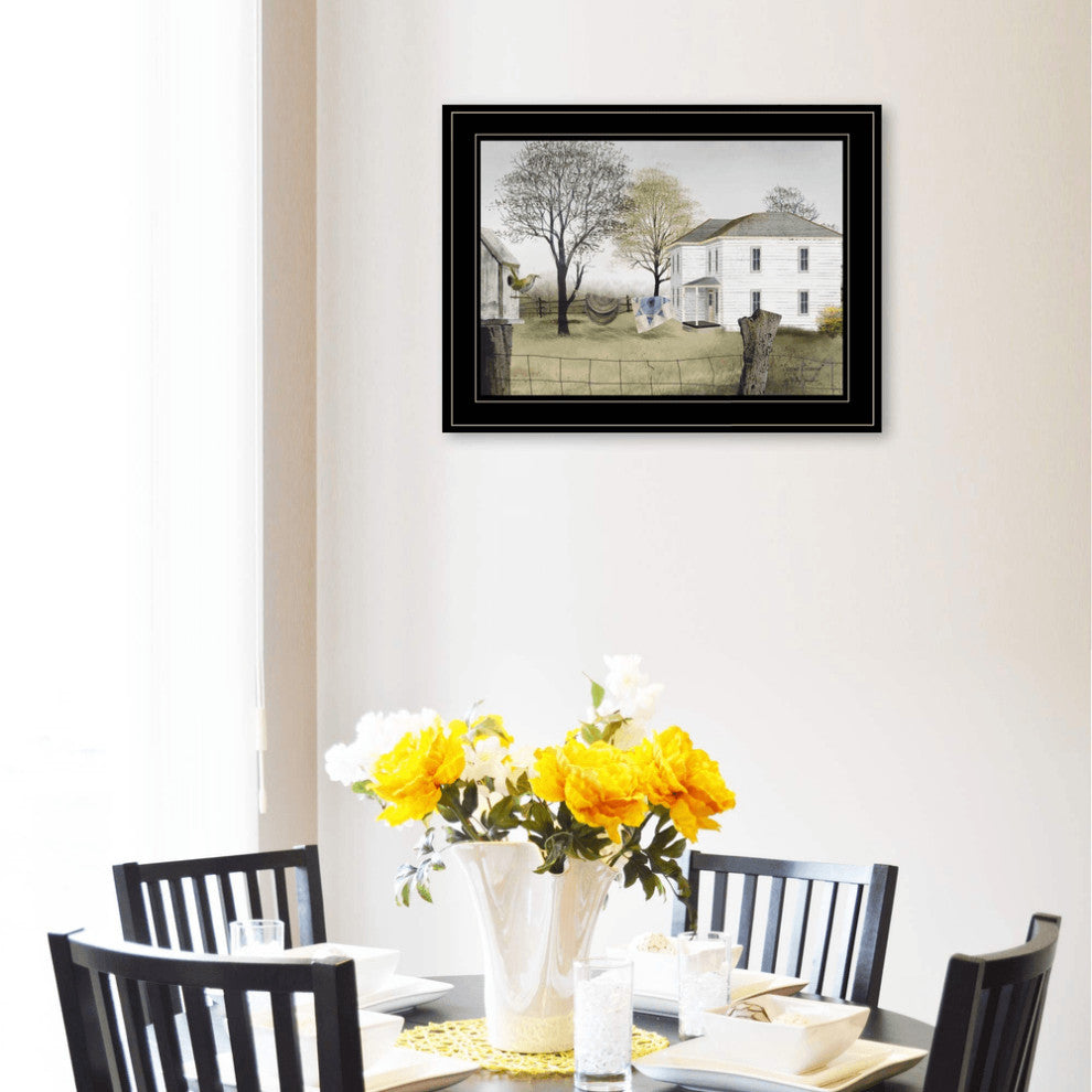 Spring Cleaning 2 Black Framed Print Wall Art