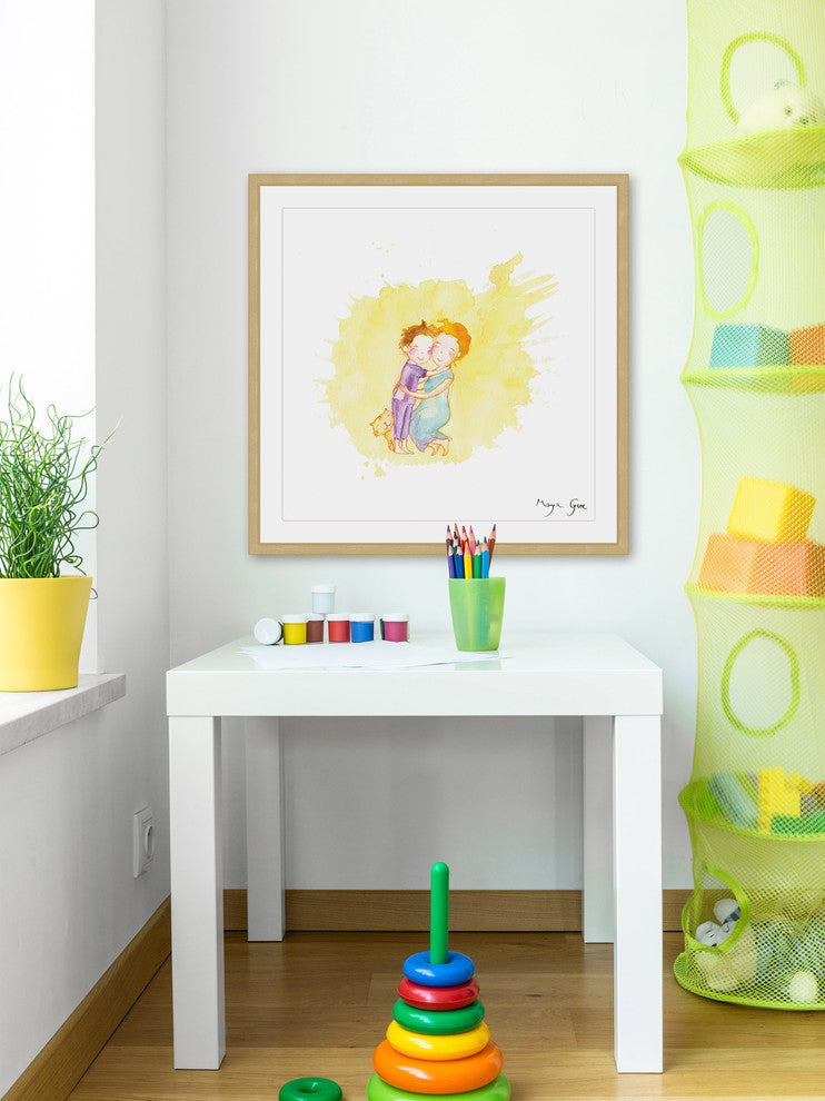 Marmont Hill, "Mommy" by Maya Gur Framed Painting Print