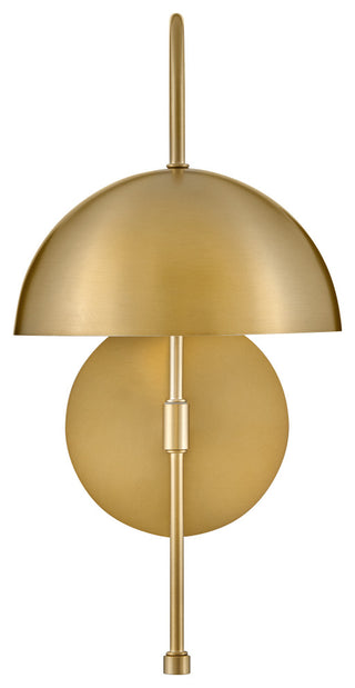 Lark Lou 17" Single Wall Sconce, Lacquered Brass