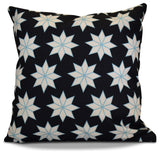 Decorative Holiday Pillow Geometric Print, Navy Blue, 26"x26"