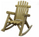 31" X 42" X 41"  Natural Wood Rocking Chair