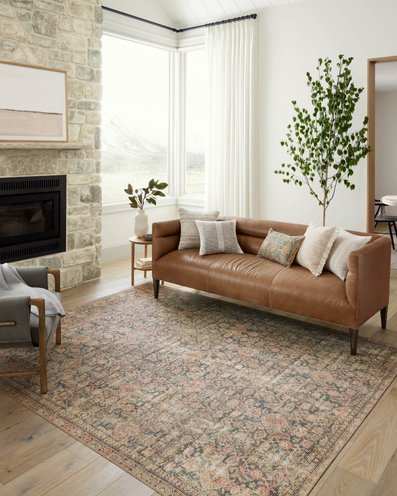 Angela Rose x Loloi Aubrey Navy / Multi 7'-6" x 9'-6" Area Rug