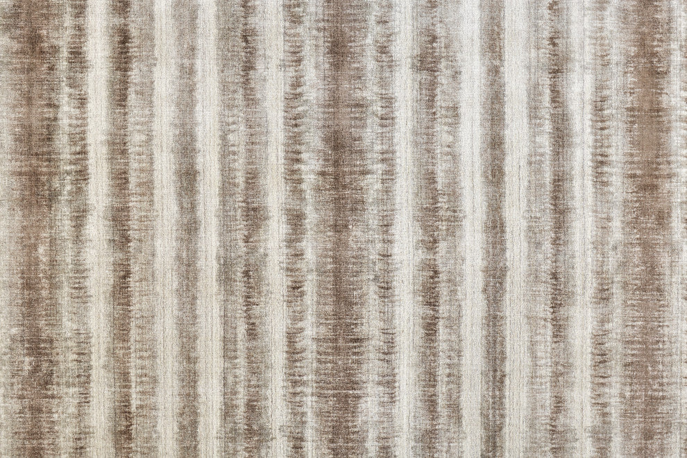 Weave & Wander Malana Rug, Chocolate Brown/Light Gray, 5ft x 8ft Rug