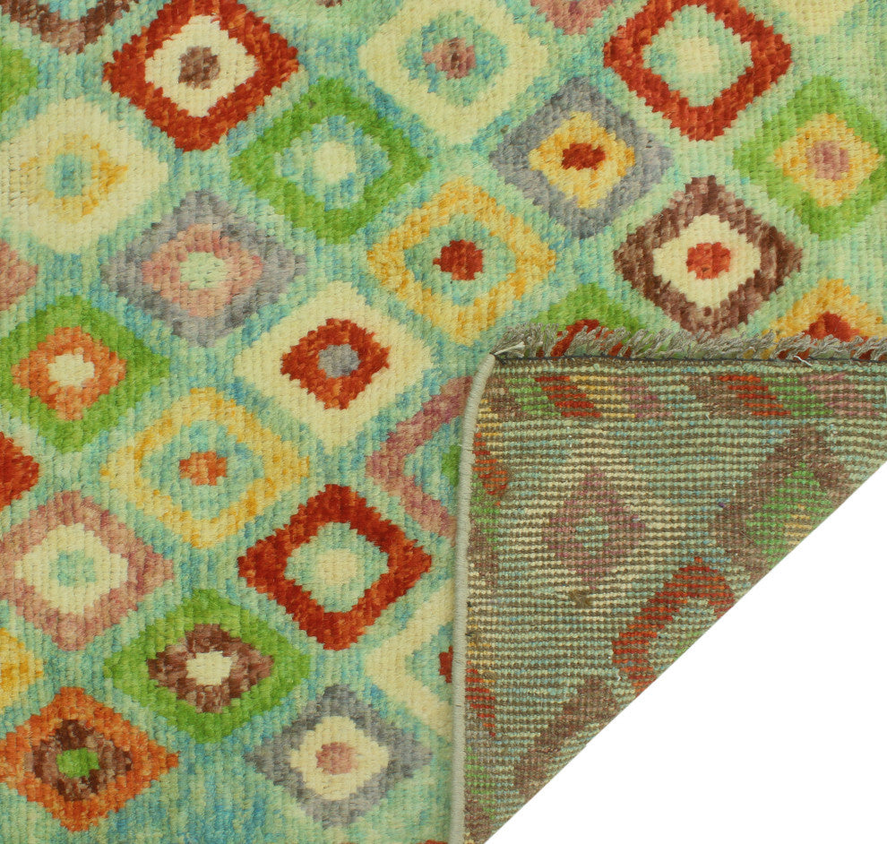 Balochi Aymme Red/Orange Rug, 6'5x9'8