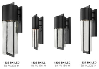 Hinkley Shelter One Light Wall Mount 1326BK-LL