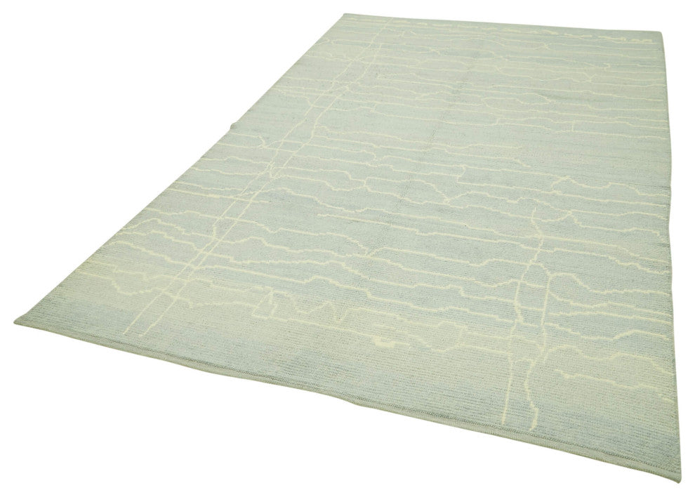 Rug N Carpet - Handmade Unique 6' 3'' x 9' 10'' Moroccan Area Rug