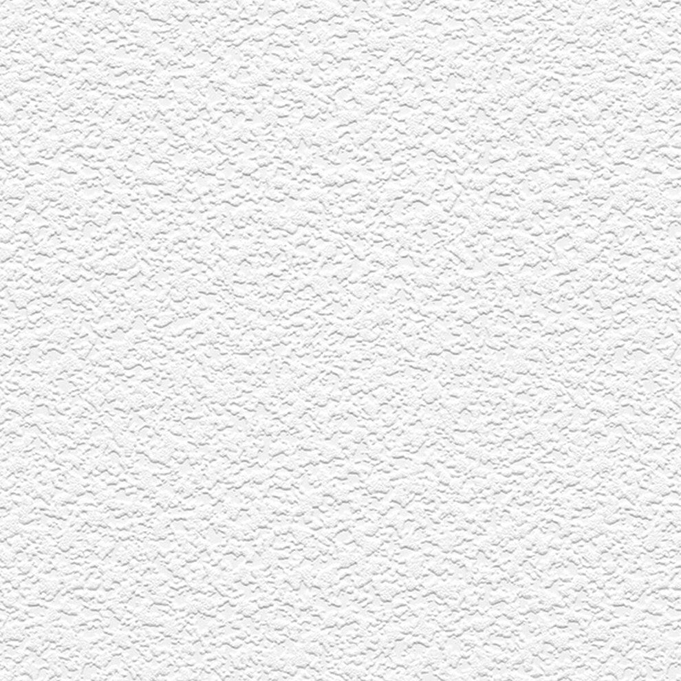 Architectural, Texture Geometric Paintable Pre-Pasted White Wallpaper Roll
