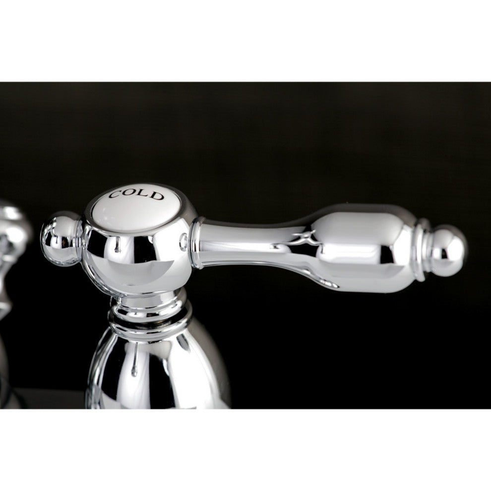 Kingston Brass 4" Centerset Bathroom Faucet, Polished Chrome