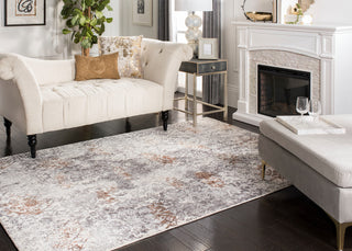 Safavieh Expression Collection EXP479 Rug, Ivory/Gray, 4'x6'