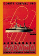 Comite Central Pro, Acorazado Espana - Gallery Wrapped Canvas Art 28" x 42"
