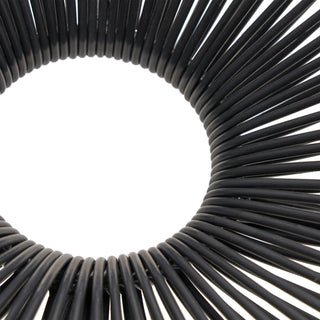 Major Outdoor Hammock Weave Chair with Steel Frame, Set of 2, Black