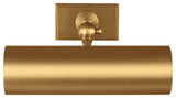 Kenyon 1-Light Picture Light, Burnished Brass