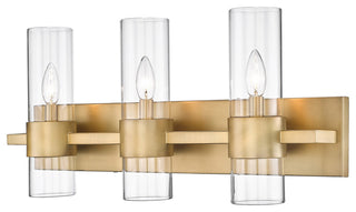 Z-Lite 343-3V Lawson 3 Light 25"W Vanity Strip - Rubbed Brass