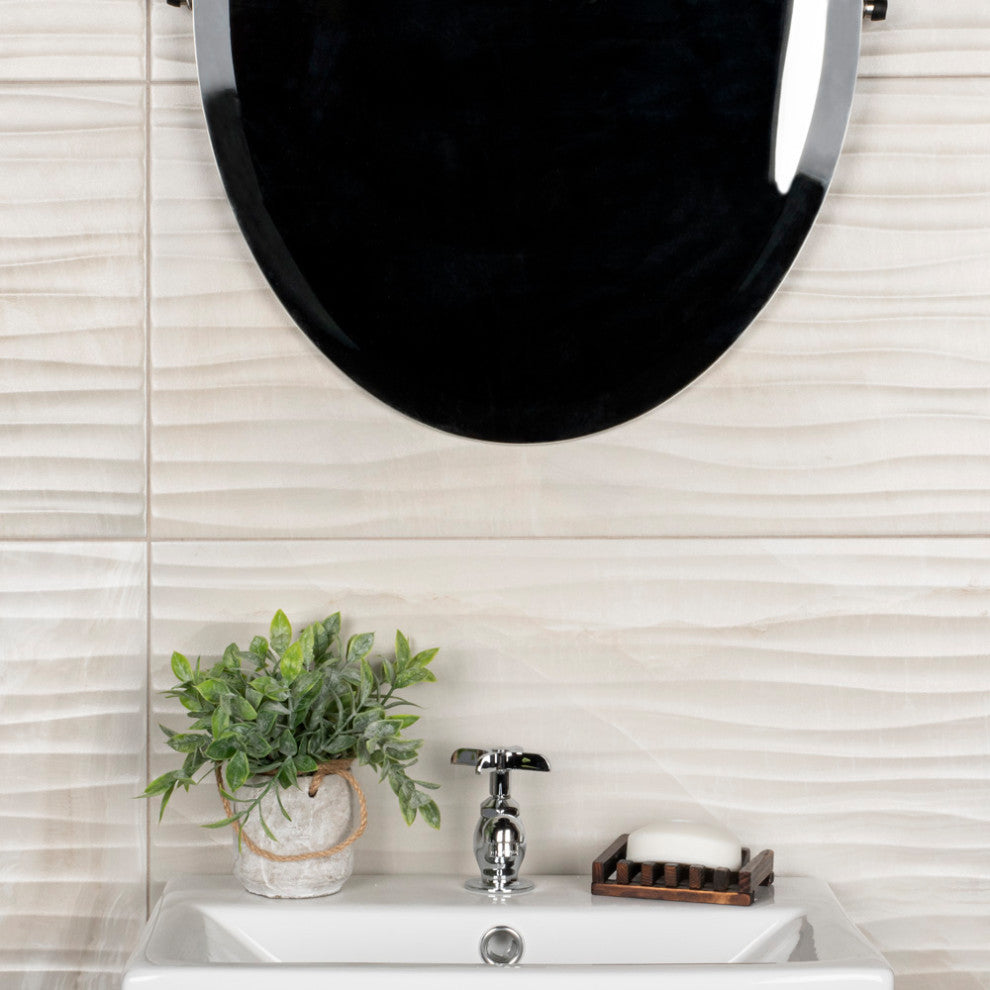 Deco Dubai Pearl Porcelain Wall Tile, Sample