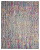 8' X 10' Pink And Ivory Abstract Power Loom Area Rug