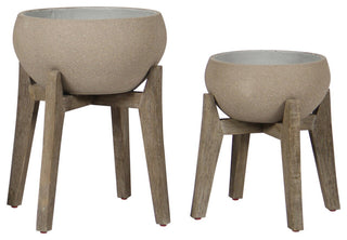 Patio 19" Wide Standing Urn