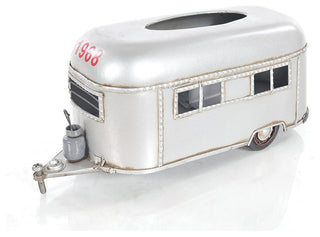 Camping Trailer Tissue Holder Iron Vintage Model