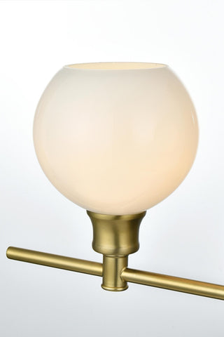 Elegant Lighting LD2323 Collier 4 Light 38"W Vanity Light - Satin Gold