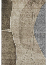 Premium Machine Washable Mayfield AMF696 Brown 5' x 7'6" Rug