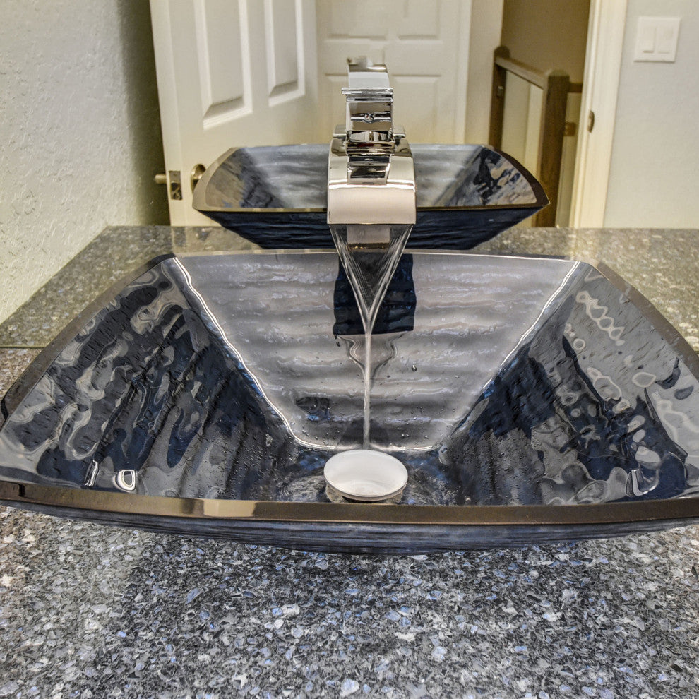 Solid Brass Vessel Sink Pop-Up Drain without Overflow, Chrome