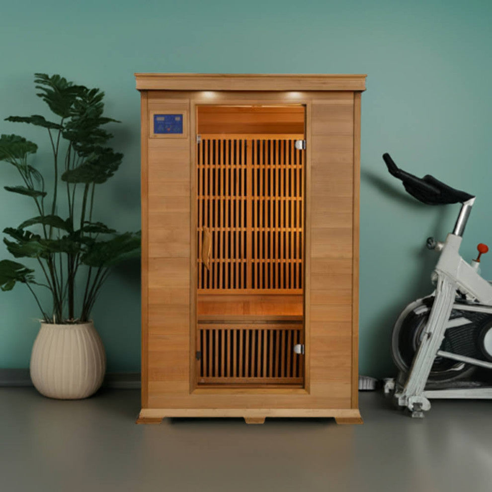 SunRay Evansport 2 Person Infrared Sauna With Carbon Heaters