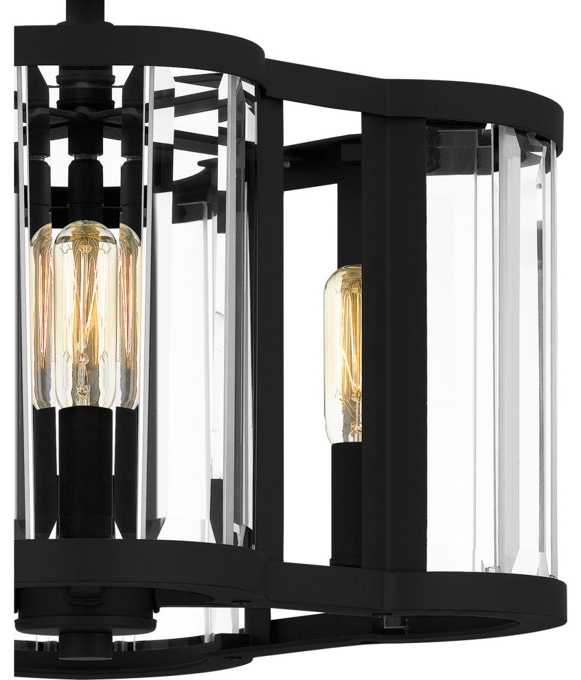 Quoizel QSF6193 Renee 4 Light 15"W Semi-flush Ceiling Fixture - Bronze Gold