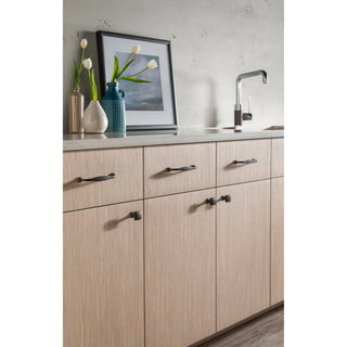 Top Knobs TK723 Contour 5 Inch Center to Center Handle Cabinet - Sable