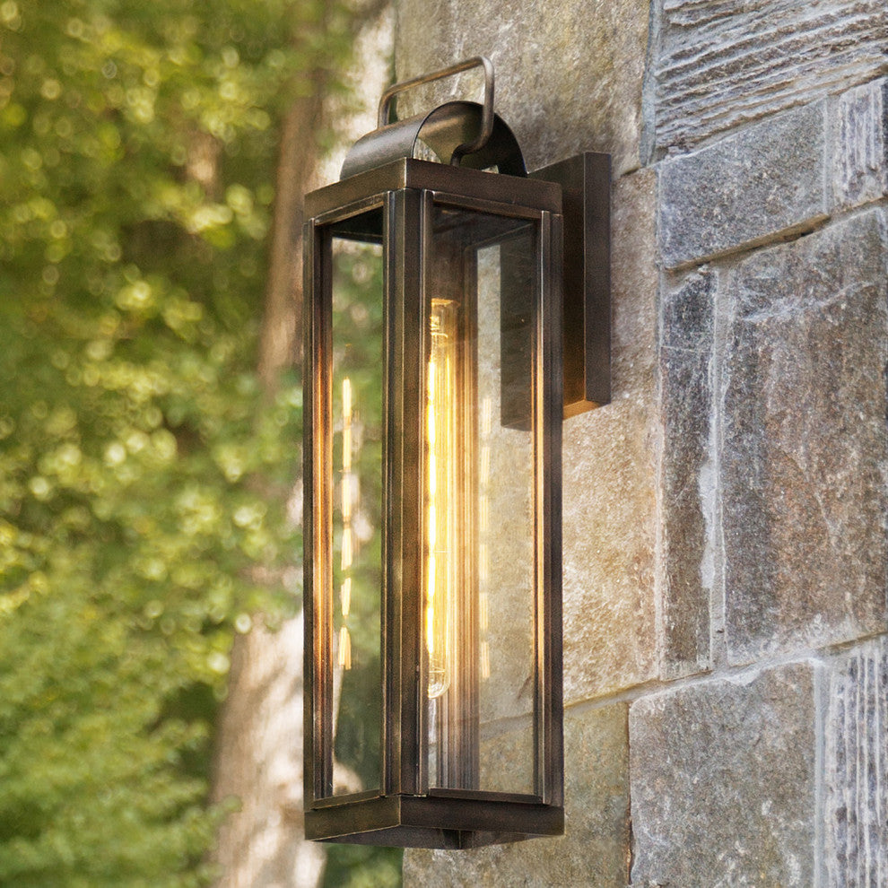 Hinkley Sag Harbor Large Wall Mount Lantern, Burnished Bronze