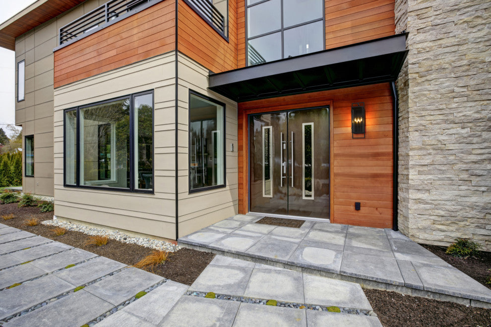 Z-Lite 598B Lucian 3 Light 27" Tall Outdoor Wall Sconce - Black