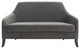 TOV Furniture Neveah Grey Velvet Loveseat