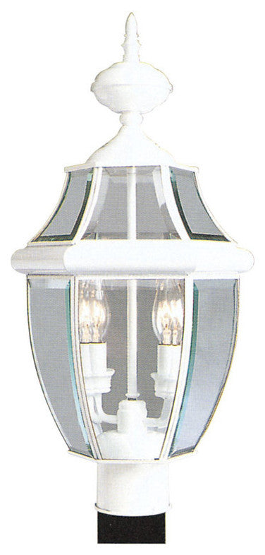 Monterey Outdoor Post Head, White