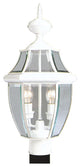 Monterey Outdoor Post Head, White